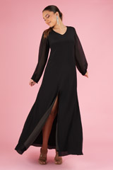 Elizabeth Black Dress5260 video